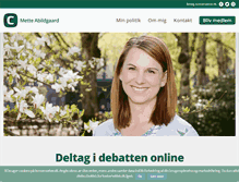 Tablet Screenshot of metteabildgaard.dk